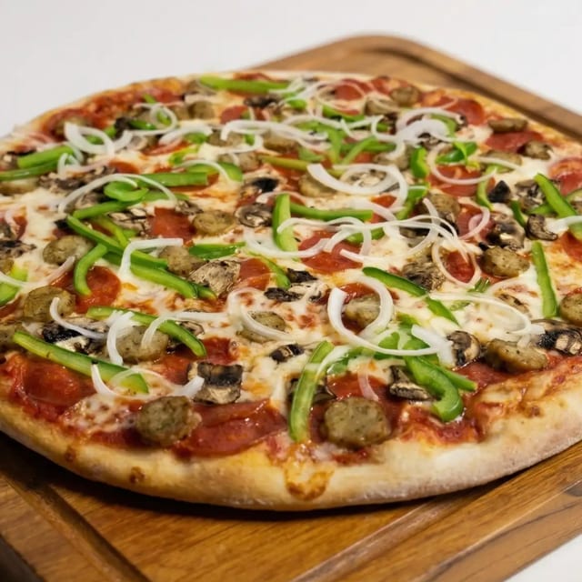 Deluxe Pizza.